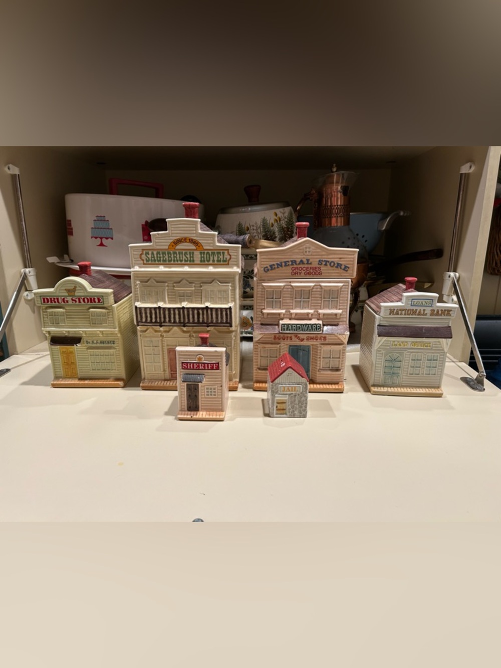 H & HD (1992) Kitchen town Canister set of 6 with lid